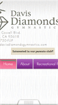 Mobile Screenshot of davisdiamondsgymnastics.com